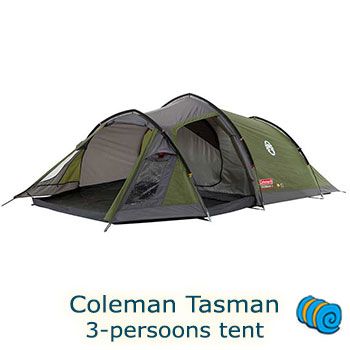 Tasman 3-Persoons Tent Campingslaapcomfort.nl