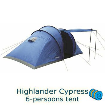 Zeemeeuw Pretentieloos boog Highlander Cypress 6-Persoons Tent Kopen | Campingslaapcomfort.nl
