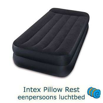 Punt Wennen aan vieren Intex Luchtbed Pillow Rest Raised | Campingslaapcomfort.nl
