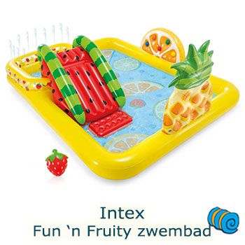 Zuigeling klassiek Molester Intex Fun 'n Fruity Watercentrum Zwembad | Campingslaapcomfort.nl